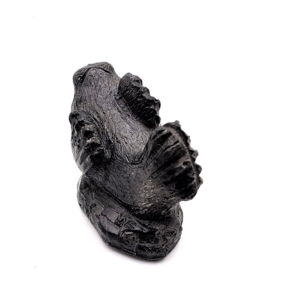 Wolf Original Young Seal Handcrafted Sculpture Figure Canada Signed Stone/Resin - Picture 4 of 10